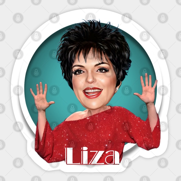 Liza Minnelli Sticker by Zbornak Designs